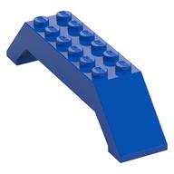 Brick Sloped 45° 10 x 2 x 2 Double (Blue)