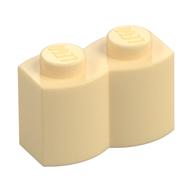 Brick Special 1 x 2 Palisade [aka Log] (Tan)