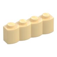 Brick Special 1 x 4 Palisade [aka Log] (Tan)