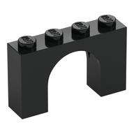 Brick Arch 1 x 4 x 2 (Black)