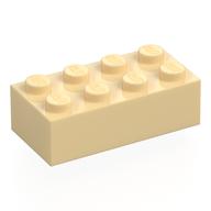 Brick 2 x 4 (Tan)