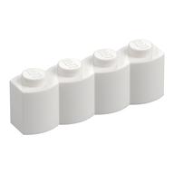 Brick Special 1 x 4 Palisade [aka Log] (White)