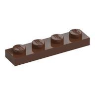 Plate 1 x 4 (Brown)