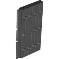Door 1 x 5 x 7 1/2 Stockade (Black)