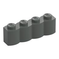 Brick Special 1 x 4 Palisade [aka Log] (Dark Gray)