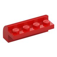 Brick Curved 2 x 4 x 1 1/3 (Red)