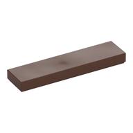 Tile 1 x 4 with Groove (Brown)