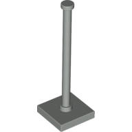 Tile Special 2 x 2 with Bar and Stud (Light Gray)
