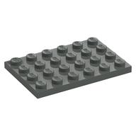 Plate 4 x 6 (Dark Gray)