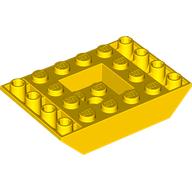 Brick Sloped Inverted 45° 6 x 4 Double with Recessed Center (Yellow)