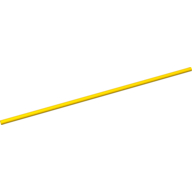 Hose Rigid 3mm D. 19L / 15.2cm (Yellow)