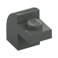 Brick Curved 1 x 2 x 1 1/3 with Curved Top (Dark Gray)