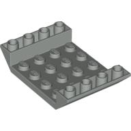 Brick Sloped Inverted 45° 6 x 4 Double with 4 x 4 Recessed (Light Gray)