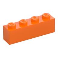 Brick 1 x 4 (Orange)