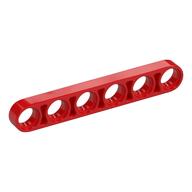Technic Beam 1 x 6 Thin (Red)