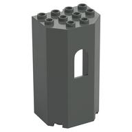 Panel 3 x 4 x 6 with Arched Window (Dark Gray)