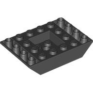 Brick Sloped Inverted 45° 6 x 4 Double with Recessed Center (Black)
