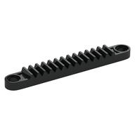 Technic Gear Rack 1 x 8 with Holes (Black)
