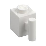 Brick Special 1 x 1 with Handle (White)