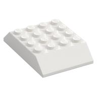 Brick Sloped 45° 6 x 4 Double [aka Train Roof] (White)