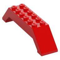 Brick Sloped 45° 10 x 2 x 2 Double (Red)