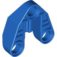 Technic Connector Block 3 x 3 Triangular with Axle, and Pin Hole (Blue)