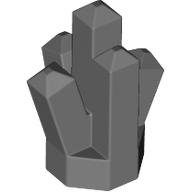 Rock 1 x 1 Crystal 5 Point (Chrome Silver)