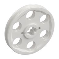 Technic Wedge Belt Wheel [aka Pulley] (White)