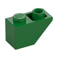 Brick Sloped Inverted 45° 2 x 1 (Green)