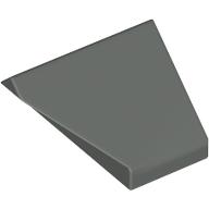Brick Sloped 45° 2 x 1 Double / Inverted with Hollow Bottom (Dark Gray)