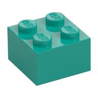 Brick 2 x 2 (Dark Turquoise)