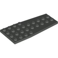Wedge Plate 4 x 9 without Stud Notches (Dark Gray)