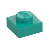 Plate 1 x 1 (Dark Turquoise)