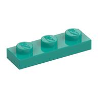 Plate 1 x 3 (Dark Turquoise)