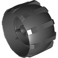 Wheel Hard Plastic Spoked (Black)