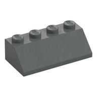 Brick Sloped 45° 2 x 4 (Dark Gray)