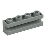 Brick Special 1 x 4 with Groove (Light Gray)