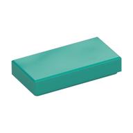 Tile 1 x 2 with Groove (Dark Turquoise)