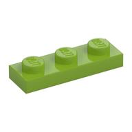 Plate 1 x 3 (Lime)