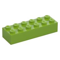 Brick 2 x 6 (Lime)