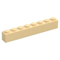 Brick 1 x 8 (Tan)
