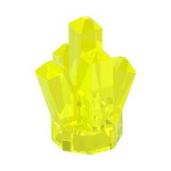 Rock 1 x 1 Crystal 5 Point (Trans-Neon Green)