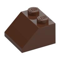 Brick Sloped 45° 2 x 2 (Brown)
