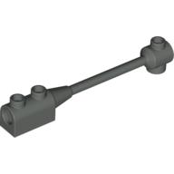 Bar 1 x 8 with Brick 1 x 2 Curved Top End (Original, No Axle Holder) (Dark Gray)
