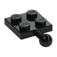 Plate Special 2 x 2 with Towball (Black)
