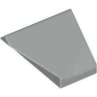 Brick Sloped 45° 2 x 1 Double / Inverted with Hollow Bottom (Light Gray)