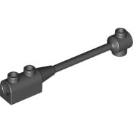 Bar 1 x 8 with Brick 1 x 2 Curved Top End (Original, No Axle Holder) (Black)