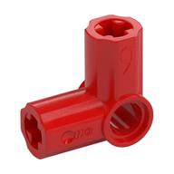 Technic Axle and Pin Connector Angled #6 - 90° (Red)