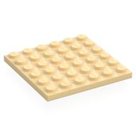Plate 6 x 6 (Tan)