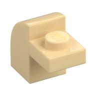 Brick Curved 1 x 2 x 1 1/3 with Curved Top (Tan)